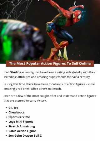 the most popular action figures to sell online