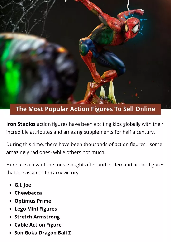 the most popular action figures to sell online