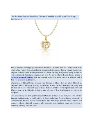 Get-the-Best-Deal-on-Jewellers-Diamond-Necklace-and-Latest-Ear-Rings-Sale-in-2023