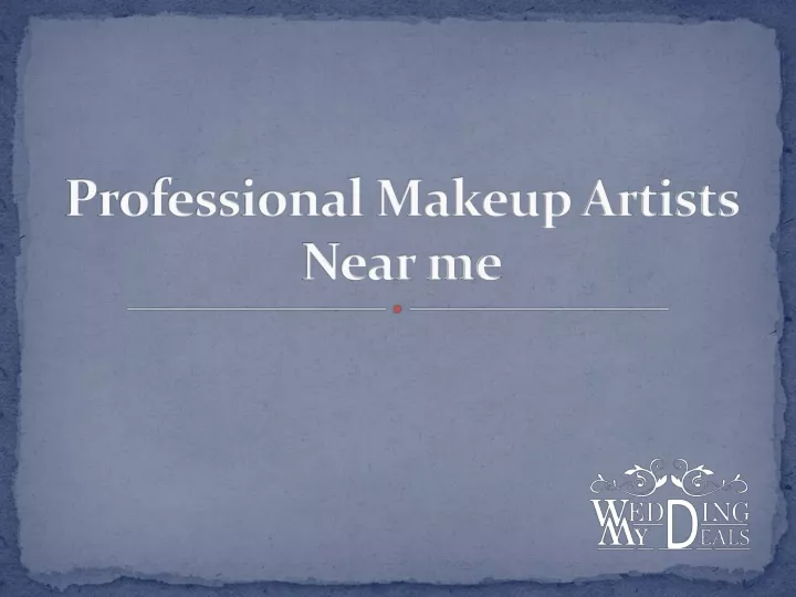 professional makeup artists near me