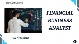 Want To Make Your Career As A Financial Business  Analyst