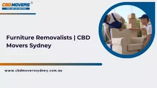 Furniture Removalist | CBD Movers Sydney