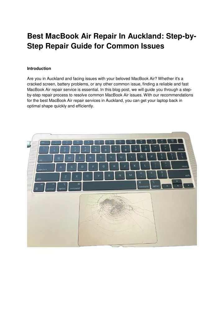 best macbook air repair in auckland step by step