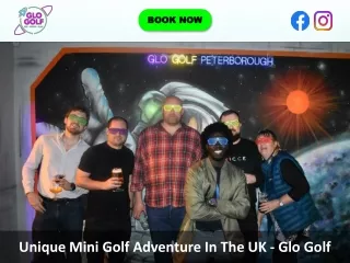 Unique Mini Golf Adventure In The UK - Glo Golf