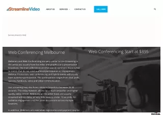 Comparing the Best Web Conferencing Services in Melbourne