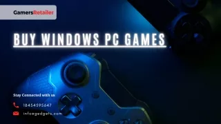 Unlock Endless Gaming Possibilities Buy Windows PC Games Online!