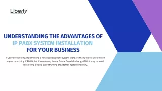 understanding the advantages of ip pabx system