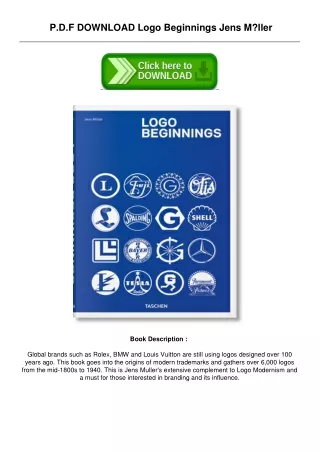 Read E-book Logo Beginnings by Jens M?ller EPUB PDF