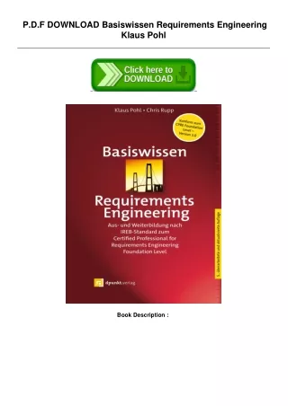 Download [PDF] Basiswissen Requirements Engineering by Klaus Pohl TRIAL EBOOK
