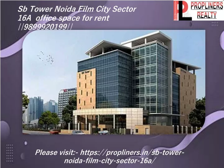 sb tower noida film city sector 16a office space