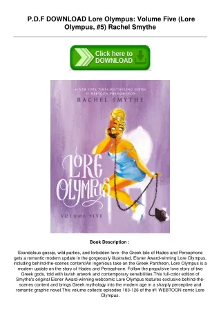 [pdf] Free PDF Lore Olympus: Volume Five (Lore Olympus, #5) by Rachel  Smythe TX