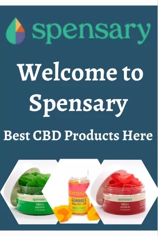 welcome to spensary best cbd products here
