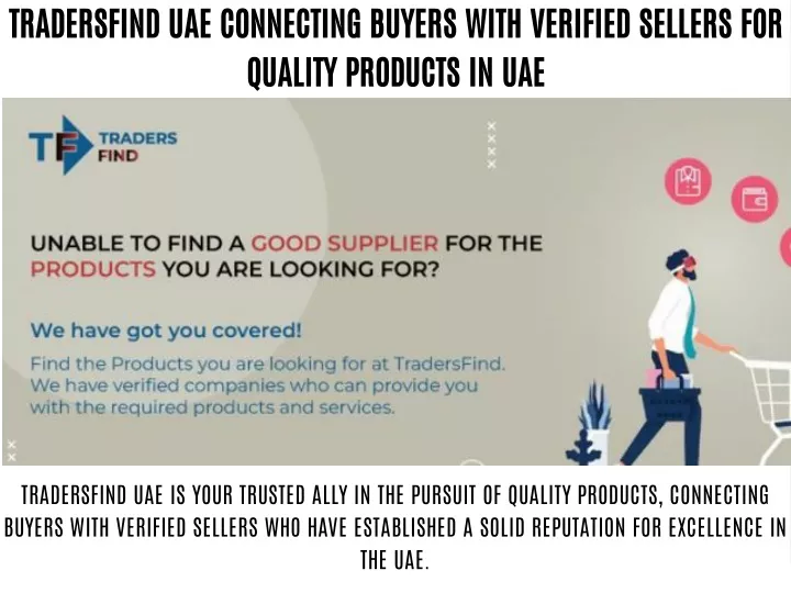 tradersfind uae connecting buyers with verified