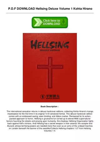 [PDF] Download Hellsing Deluxe Volume 1 by Kohta Hirano Download file
