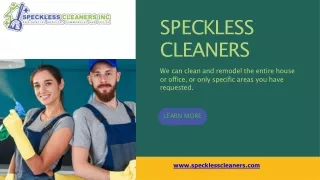 Professional Residential Cleaning Service | 100% Satisfaction Guaranteed