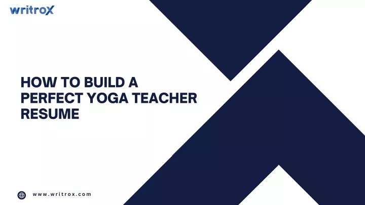 how to build a perfect yoga teacher resume