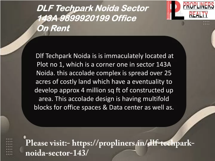 dlf techpark noida sector 143a 9899920199 office