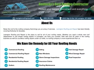 Lexington Roofing and Repair