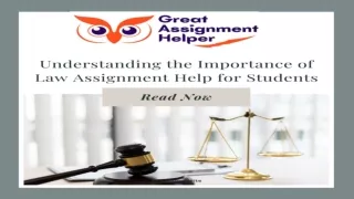 Understanding the Importance of Law Assignment Help for Students
