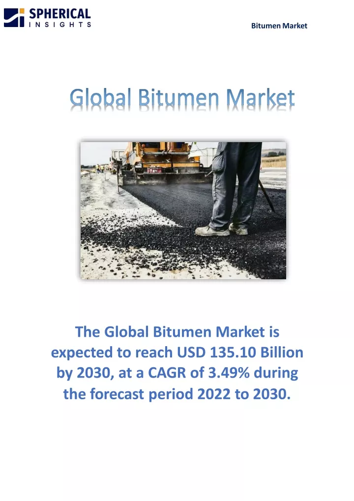 bitumen market