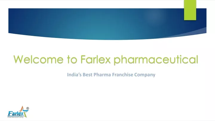welcome to farlex pharmaceutical
