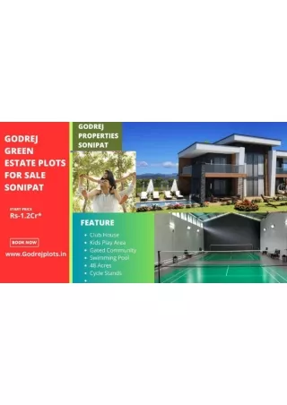 Godrej Green Estate Location Map, Godrej Plots Sonipat Sector 34 Haryana