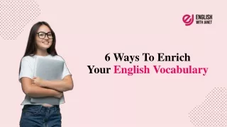 How To Improve Your English Vocabulary