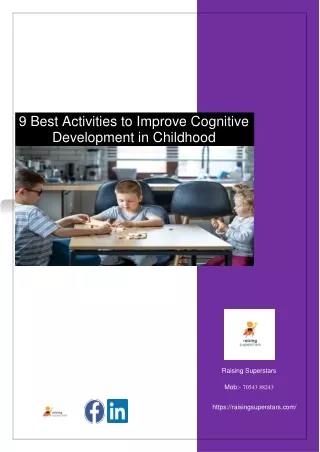 9 best activities to improve cognitive