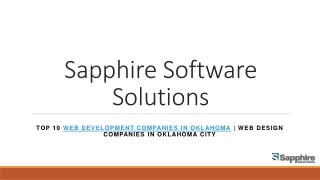 sapphire software solutions