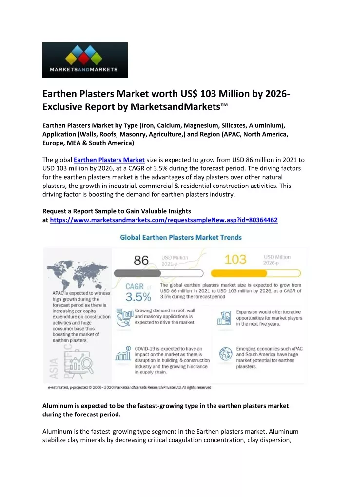 earthen plasters market worth us 103 million