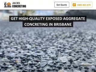 GET HIGH-QUALITY EXPOSED AGGREGATE CONCRETING IN BRISBANE