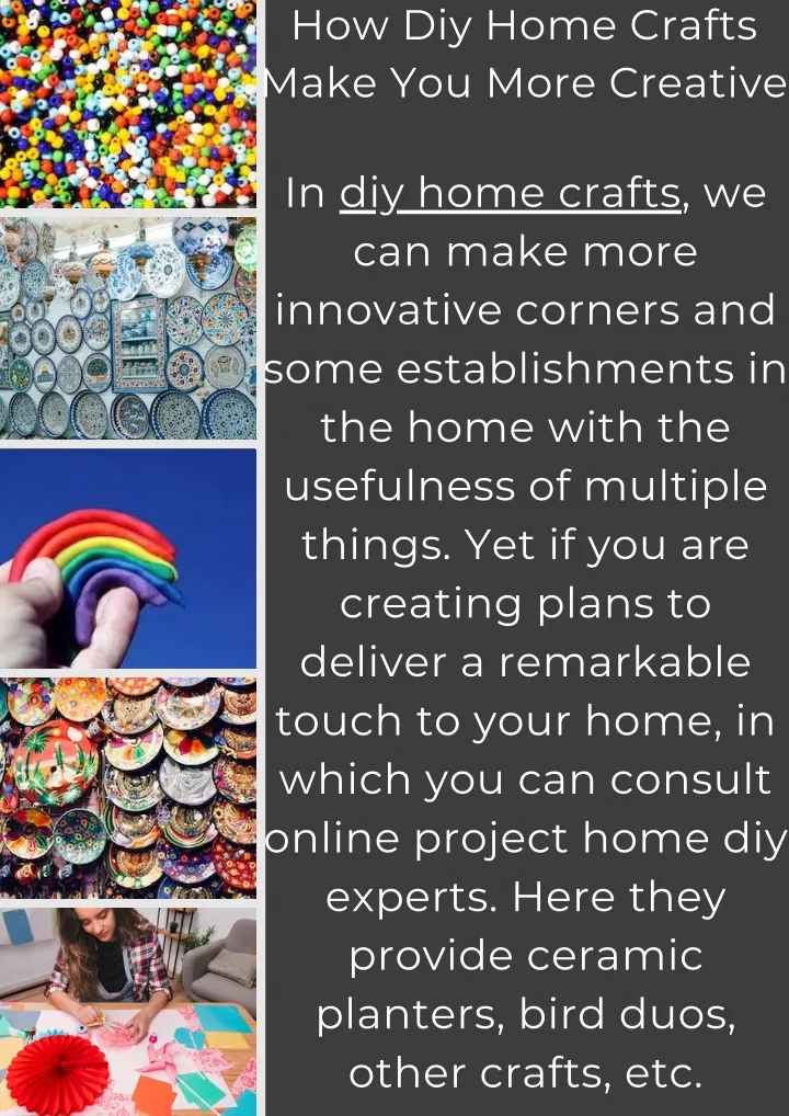 how diy home crafts make you more creative