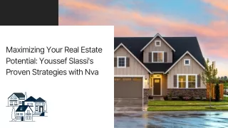 Youssef Slassi Effective Marketing Strategies: Selling Your Nva Property Faster