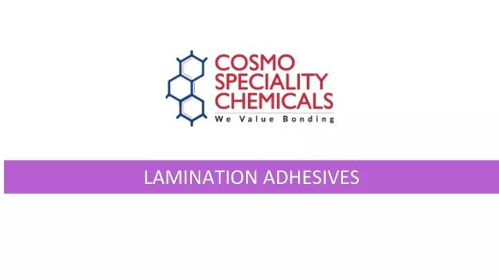 lamination adhesives