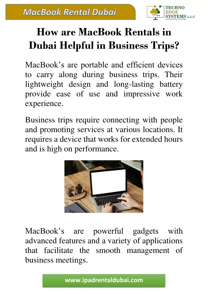 how are macbook rentals in dubai helpful