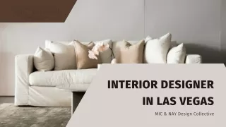 Interior Designer in Las Vegas