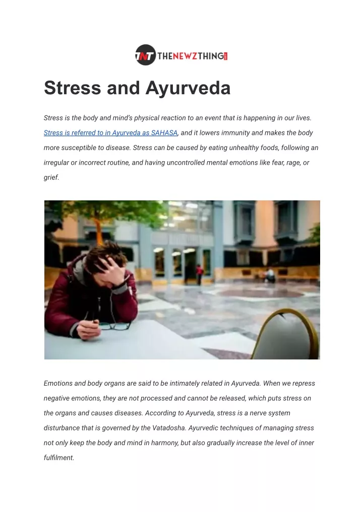 stress and ayurveda
