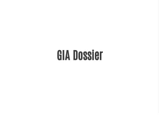 GIA Dossier