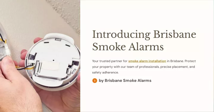 introducing brisbane smoke alarms
