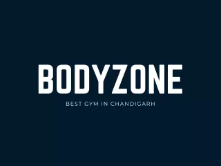 Best Gyms in chandigarh - Bodyzone Fitness & Spa Pvt Ltd