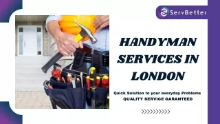 HANDYMAN SERVICES IN LONDON
