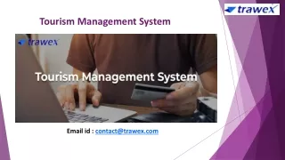 tourism management system