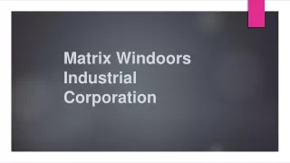 Improve your Balcony Experience with Matrix Windoors