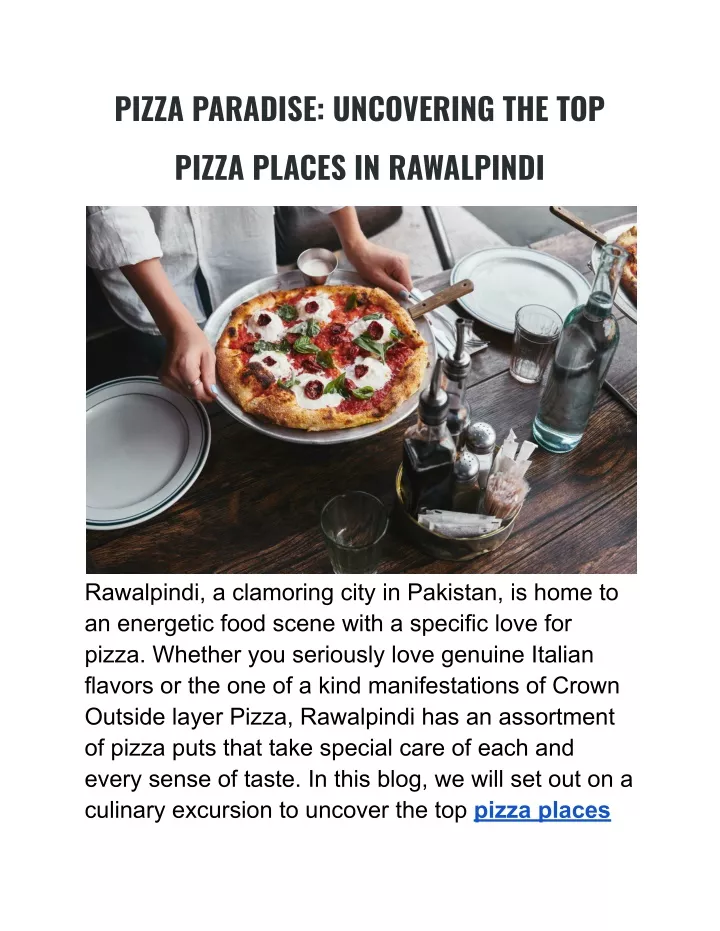 pizza paradise uncovering the top pizza places