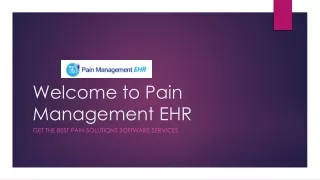 Pain Solutions Services Company in USA
