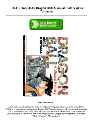 [ePub] Free PDF Dragon Ball: A Visual History by Akira Toriyama TRIAL EBOOK