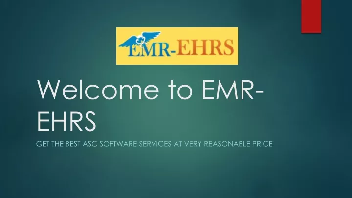 welcome to emr ehrs