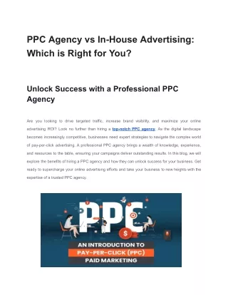 PPC Agency vs In-House Advertising_ Which is Right for You