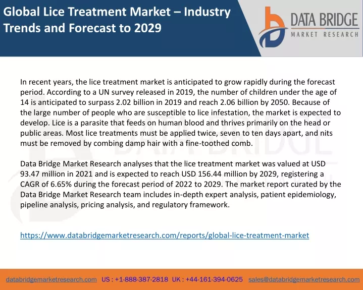 global lice treatment market industry trends