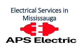 Electrical Services in Mississauga